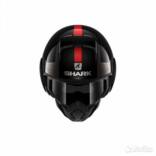 Shark Street Drak Convertible Helmet Black / Chrom