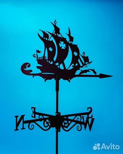 Флюгеры на крышу с парусниками