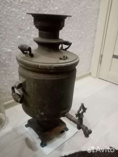 Самовар угольный старинный