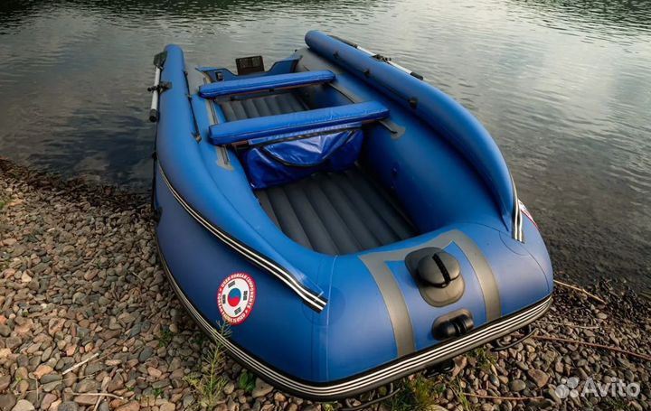 Лодка mishimo river fjet PRO 400 под водомет blue