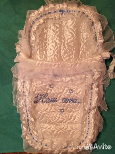 Конверт на выписку для мальчика осень