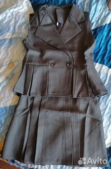 Школьная форма серая