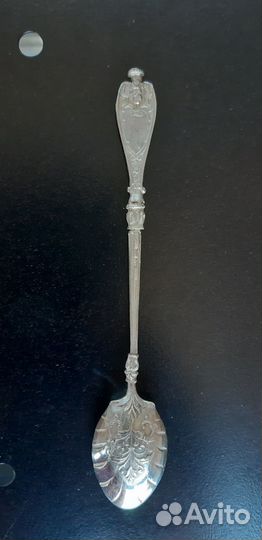 Чайные ложки серебро 925 ручная работа с фианитом