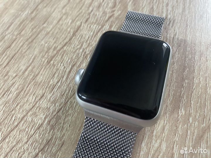 Часы apple watch 3 38 mm оригинал + три ремня