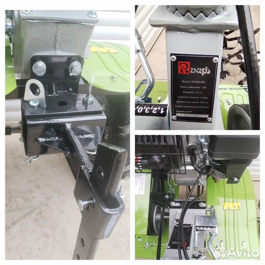 Мотоблок Пахарь 8 лс, 3+1 передачи Экстрим