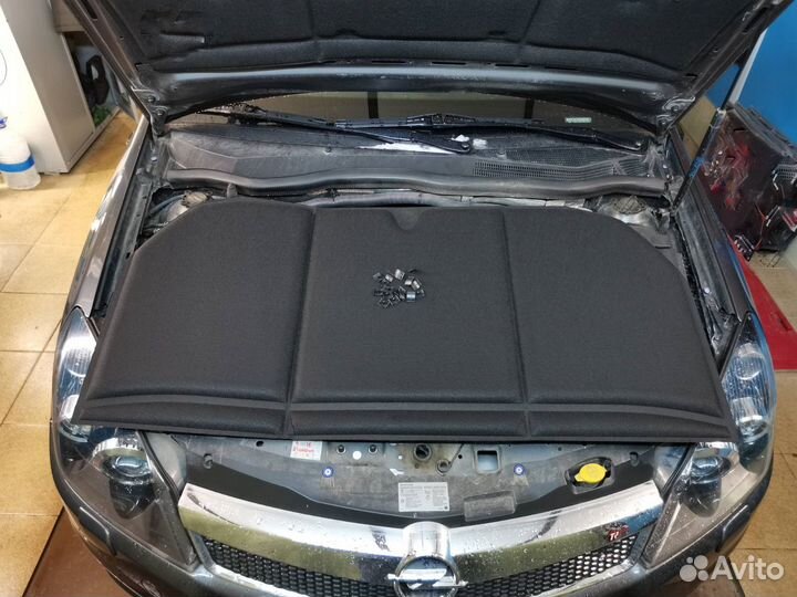 Шумоизоляция капота Опель Астра Н Вектра С