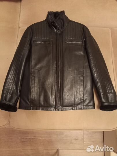 Дубленка натуральная мужская 50 размер