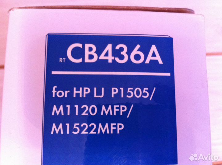 Картридж HP CB436A Black