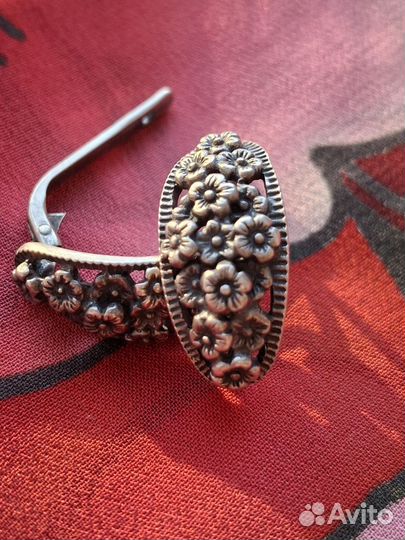 Серьги винтаж серебро 925