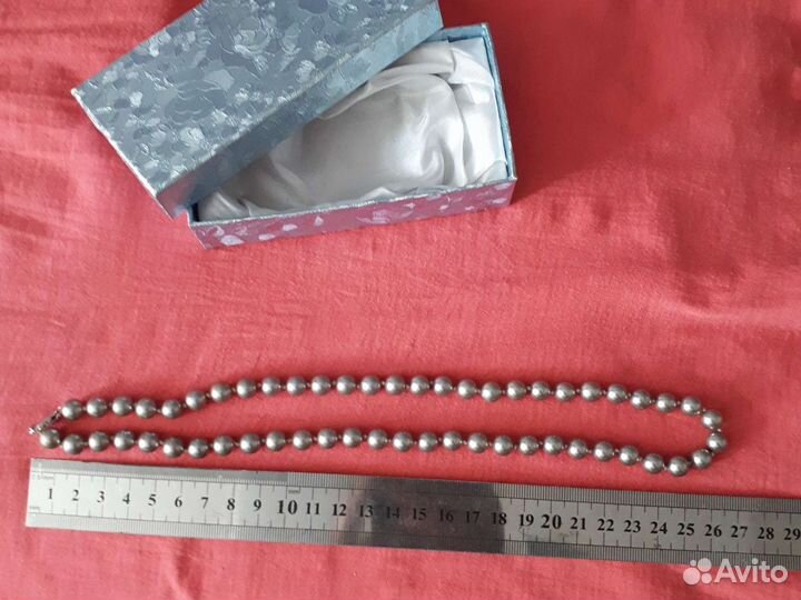 Бусы из натурального жемчуга