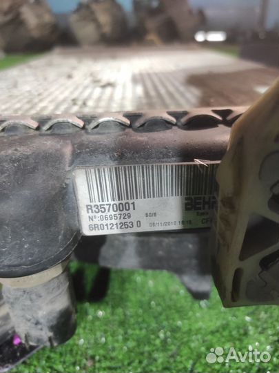 Диффузор радиатора Volkswagen Polo Sedan седан 1.6