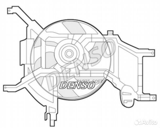 Denso DER37002 Вентилятор радиатора