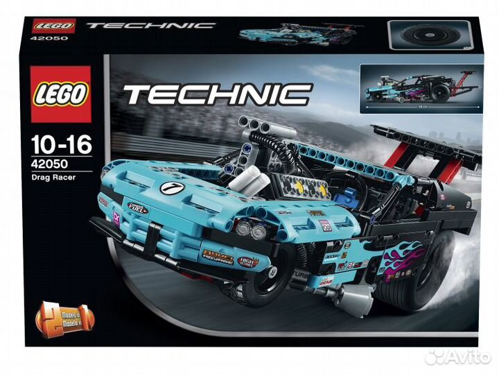 Lego technic 42050 Драгстер + 8293