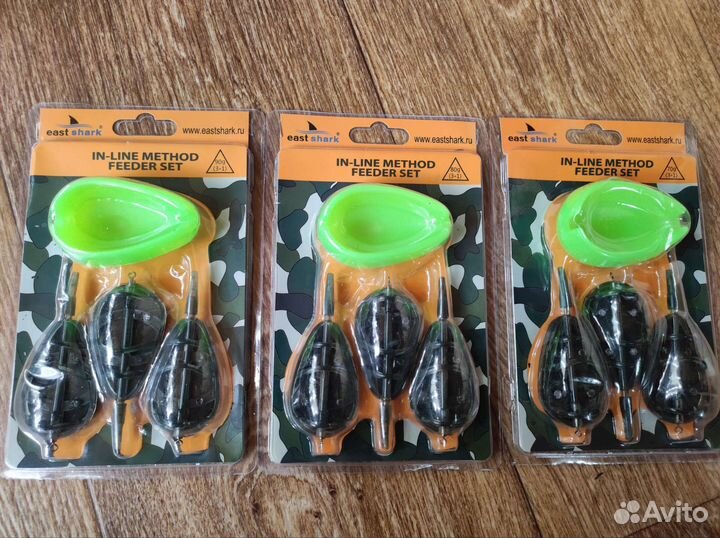 Набор флэт EastShark 3 кормушки + пресс-форма