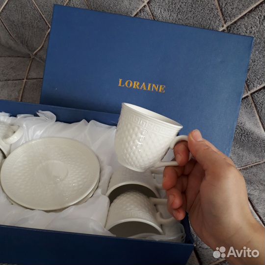 Кофейный сервиз белый для кофеманов