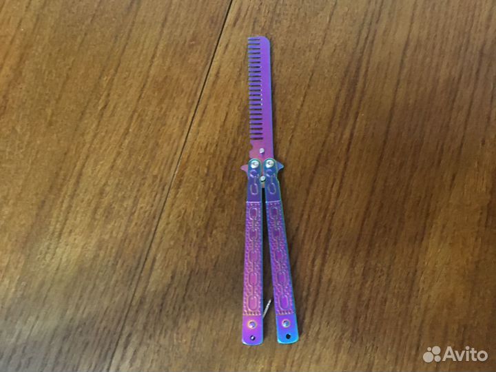 Нож бабочка расческа