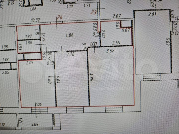 2-к. квартира, 62,7 м², 7/13 эт.