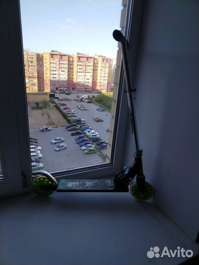 Самокат - снегокат детский двухколесный бу