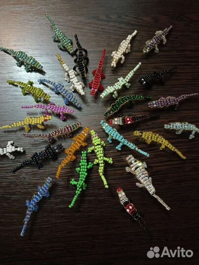 Фигурки и кольца из бисера