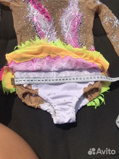 Купальник для художественной гимнастики рост 122-1