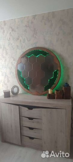 Дизайнерское зеркало настенное, интерьерное