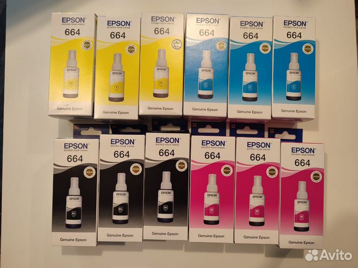 Чернила Epson 664