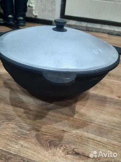 Казан чугунный Узбекский 12 литров