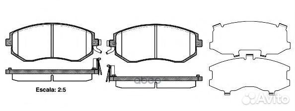 951 04 26296SC000 колодки дисковые п Subaru