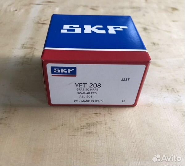 Подшипник YET 208 SKF