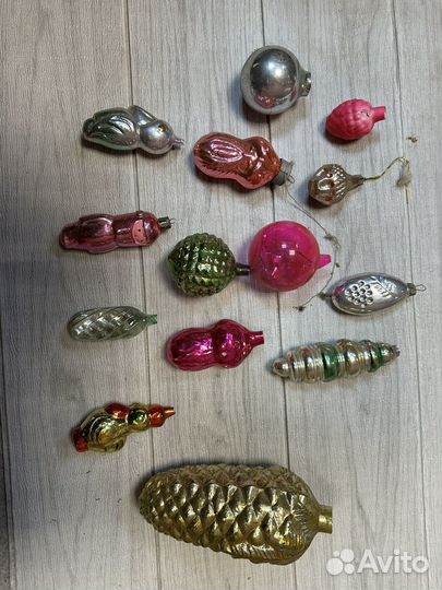 Елочные игрушки СССР советские