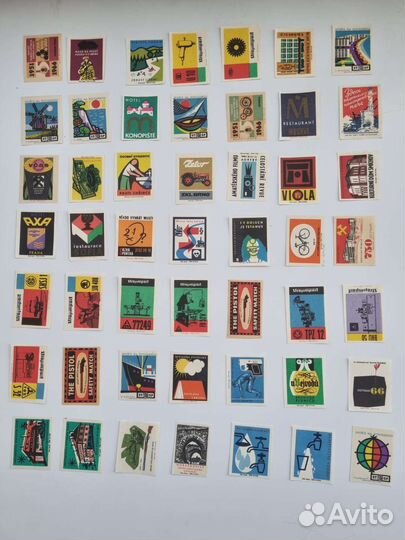 Этикетки-наклейки от спичечных коробков