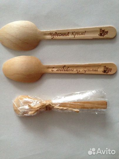Деревянные ложки сувенир из Крыма Новые