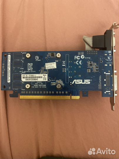 Видеокарта asus 210 sl TC1GD3 L