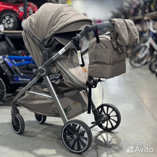 Коляска 2 в 1 (стильная новика )