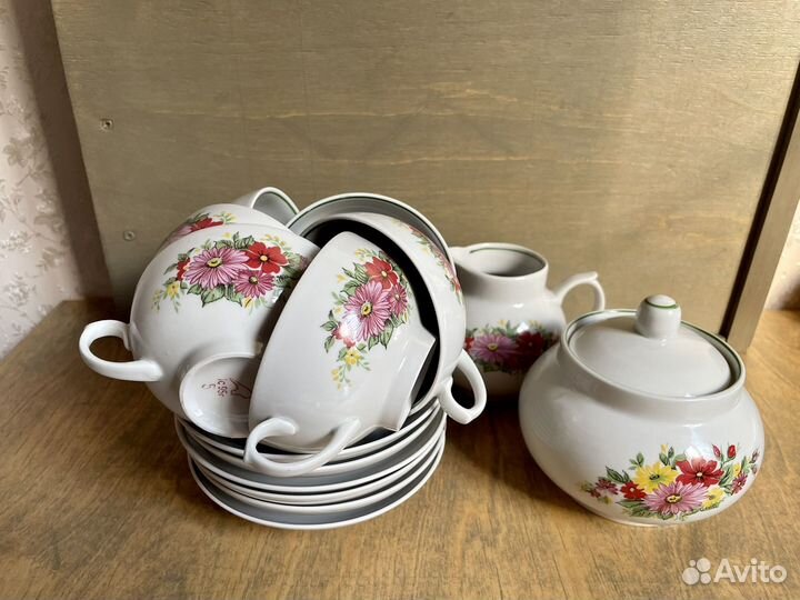 Сервиз чайный Дулево на 6 персон 1 сорт