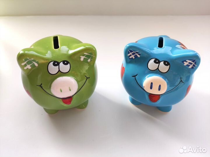 Статуэтки Копилки хрюшка и слоник