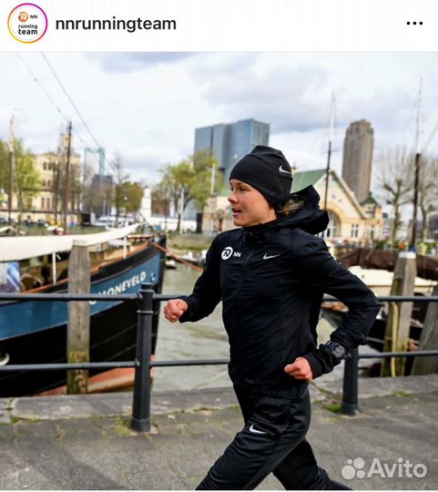 Комплект для бега Nike (шапка + перчатки) женский