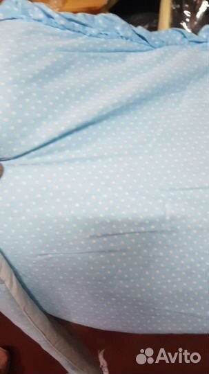 Бортики в кроватку + одеяло