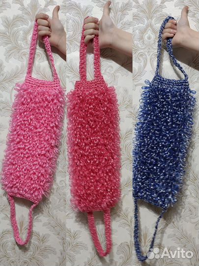 Мочалка ручной работы