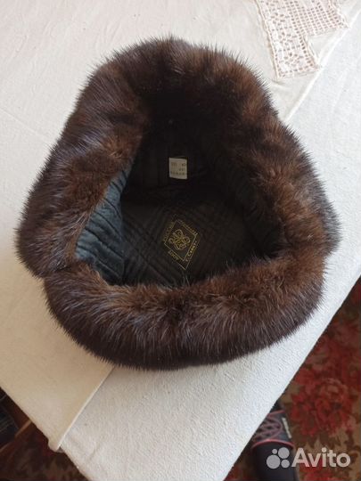 Норковая шапка мужская новая размер 56-60