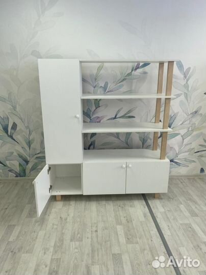 Стеллаж детский для книг и игрушек