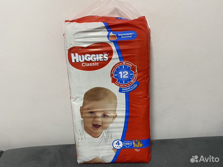 Подгузники huggies 4