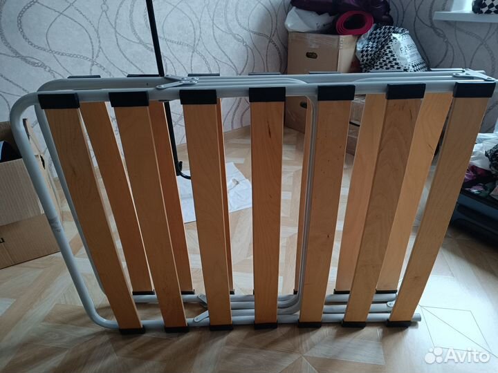 Раскладушка с матрасом бу