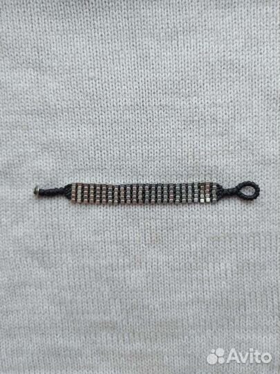 Браслет плетеный металл x-tribal