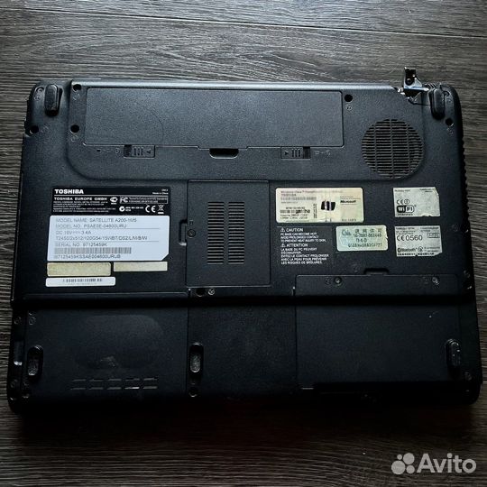 Toshiba satellite a200