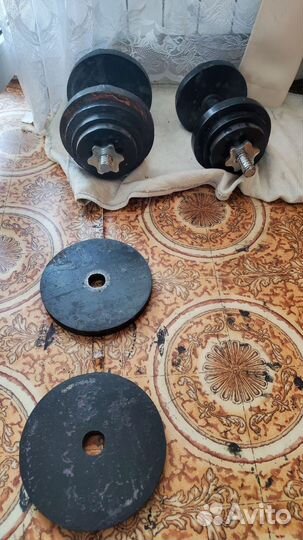 Гантели разборные 20 кг бу