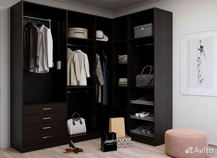Гардеробная на заказ от производителя