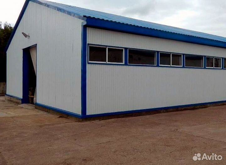 Продажа коровников из металла под ключ, арт:Szc-62