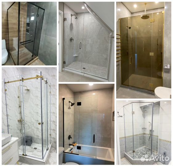 Душевая кабина из каленого 8 мм стекла
