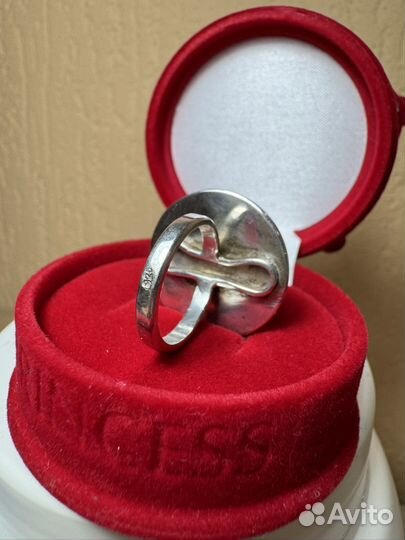 Кольцо из камня малахит